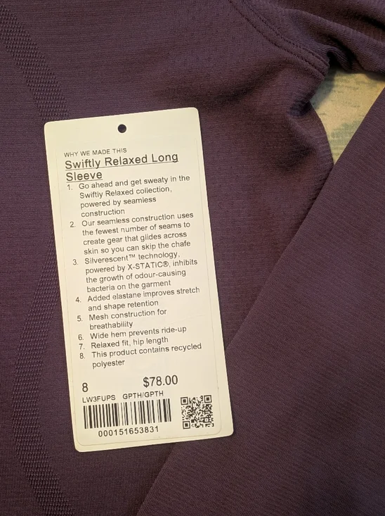 Lululemon Swiftly Relaxed Long sleeve - Picture 3 of 4